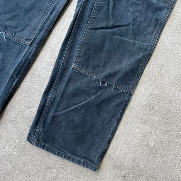 Vintage Y2K Carhartt black double knee work wear carpenter pants - Picture 3 of 6